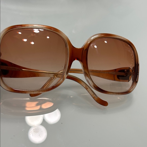 Balenciaga Accessories - Balenciaga Oversized Brown Gradient Sunglasses
